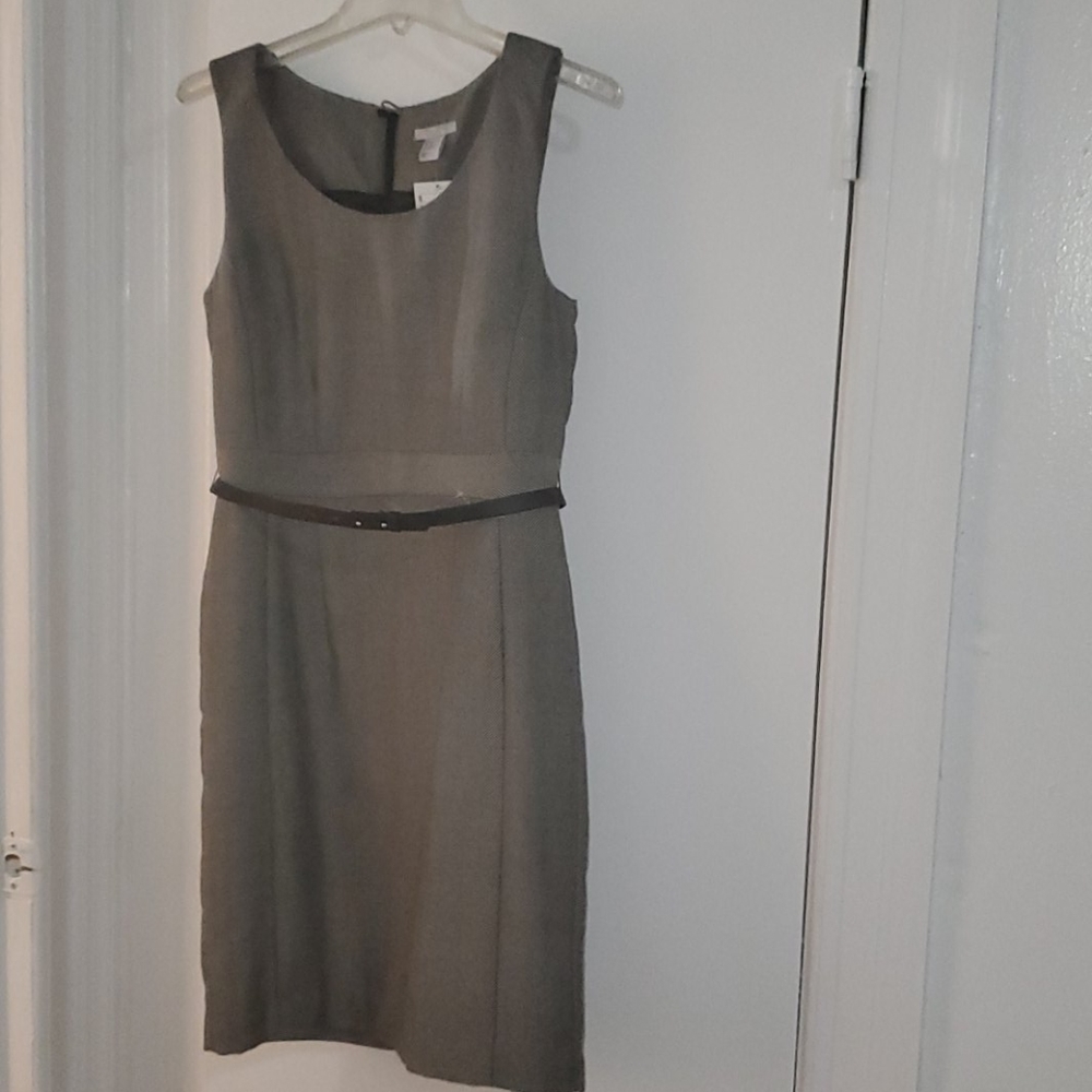 Herringbone Tweed Sleeveless dress